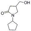 1-CYCLOPENTYL-4-(HYDROXYMETHYL)-2-PYRROLIDINONE Struktur