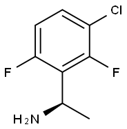 (R)-1-(3-CHLORO-2,6-DIFLUOROPHENYL)ETHANAMINE Struktur