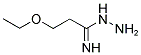 1-IMINO-3-ETHOXYPROPYLHYDRAZINE Struktur