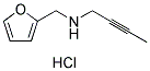 BUT-2-YNYL-FURAN-2-YLMETHYL-AMINEHYDROCHLORIDE Struktur