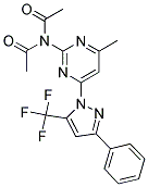 N-ACETYL-N-{4-METHYL-6-[3-PHENYL-5-(TRIFLUOROMETHYL)-1H-PYRAZOL-1-YL]PYRIMIDIN-2-YL}ACETAMIDE Struktur