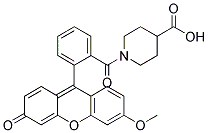 1-(O'-METHYLFLUORESCEINYL)PIPERIDINE-4-CARBOXYLIC ACID Struktur