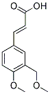 (2E)-3-[4-METHOXY-3-(METHOXYMETHYL)PHENYL]-2-PROPENOIC ACID Struktur