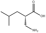 (S)-2-AMINOMETHYL-4-METHYL-PENTANOIC ACID Struktur