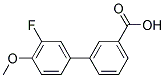 3'-FLUORO-4'-METHOXYLBIPHENYL-3-CARBOXYLIC ACID Struktur