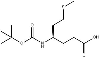 (R)-BOC-4-AMINO-6-METHYLTHIO-HEXANOIC ACID Struktur