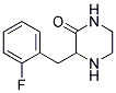 3-(2-FLUORO-BENZYL)-PIPERAZIN-2-ONE Struktur