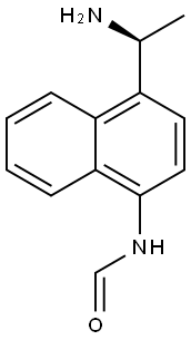 (S)-N-(4-(1-AMINOETHYL)NAPHTHALEN-1-YL)FORMAMIDE Struktur