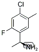 (S)-1-(4-CHLORO-2-FLUORO-5-METHYLPHENYL)ETHANAMINE Struktur