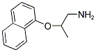 2-(NAPHTHALEN-1-YLOXY)-PROPYLAMINE Struktur