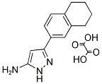 3-(5,6,7,8-TETRAHYDRO-2-NAPHTHALENYL)-1H-PYRAZOL-5-AMINE OXALATE Struktur