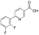 6-(2,3-DIFLUOROPHENYL)NICOTINIC ACID Struktur