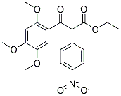 2-(4-NITRO-PHENYL)-3-OXO-3-(2,4,5-TRIMETHOXY-PHENYL)-PROPIONIC ACID ETHYL ESTER Struktur