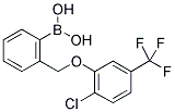 2-((2'-CHLORO-5'-(TRIFLUOROMETHYL)PHENOXY)METHYL)PHENYLBORONIC ACID Struktur