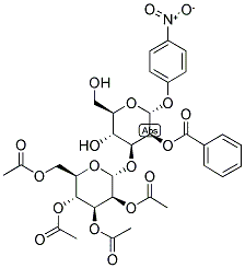 4-NITROPHENYL 2-BENZOYL-3-O-(2',3',4',6'-TETRA-O-ACETYL-ALPHA-D-MANNOPYRANOSYL)-ALPHA-D-MANNOPYRANOSIDE Struktur