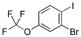 2-BROMO-4-(TRIFLUOROMETHOXY)IODOBENZENE Struktur