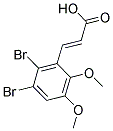 (2E)-3-(2,3-DIBROMO-5,6-DIMETHOXYPHENYL)ACRYLIC ACID Struktur