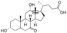 7-KETO-3A,12-ALPHA-DIHYDROXYCHOLANIC ACID Struktur