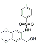 N-(2-HYDROXYMETHYL-4,5-DIMETHOXY-PHENYL)-4-METHYL-BENZENESULFONAMIDE Struktur