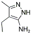 4-ETHYL-5-METHYL-2H-PYRAZOL-3-YLAMINE Struktur