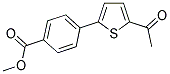 METHYL 4-(5-ACETYL-2-THIENYL)BENZOATE Struktur