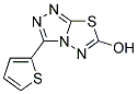 3-(2-THIENYL)[1,2,4]TRIAZOLO[3,4-B][1,3,4]THIADIAZOL-6-OL Struktur