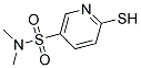 6-MERCAPTO-N,N-DIMETHYLPYRIDINE-3-SULFONAMIDE Struktur