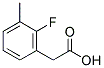 2-FLUORO-3-METHYLPHENYLACETIC ACID Struktur