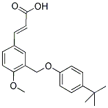 (2E)-3-(3-[(4-TERT-BUTYLPHENOXY)METHYL]-4-METHOXYPHENYL)-2-PROPENOIC ACID Struktur