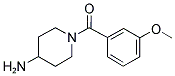 (4-AMINO-PIPERIDIN-1-YL)-(3-METHOXY-PHENYL)-METHANONE Struktur