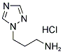 3-(1,2,4-TRIAZOL-1-YL)PROPYLAMINE HYDROCHLORIDE Struktur