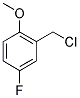 2-(CHLOROMETHYL)-4-FLUORO-1-METHOXYBENZENE Struktur