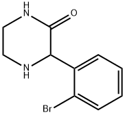 3-(2-BROMO-PHENYL)-PIPERAZIN-2-ONE Struktur