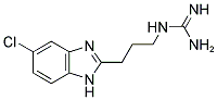 2-GUANIDINYLPROPYL-5(6)-CHLORO-BENZIMIDAZOL Struktur