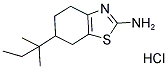 6-(1,1-DIMETHYL-PROPYL)-4,5,6,7-TETRAHYDRO-BENZOTHIAZOL-2-YLAMINE HYDROCHLORIDE Struktur