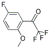 3'-FLUORO-6'-METHOXY-2,2,2-TRIFLUOROACETOPHENONE Struktur