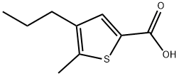 5-METHYL-4-PROPYLTHIOPHENE-2-CARBOXYLIC ACID Struktur