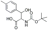 2-TERT-BUTOXYCARBONYLAMINO-3-HYDROXY-3-P-TOLYL-PROPIONIC ACID Struktur