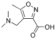 4-[(DIMETHYLAMINO)METHYL]-5-METHYLISOXAZOLE-3-CARBOXYLIC ACID Struktur