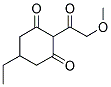 5-ETHYL-2-(2-METHOXYACETYL)CYCLOHEXANE-1,3-DIONE Struktur