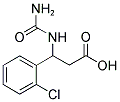 3-[(AMINOCARBONYL)AMINO]-3-(2-CHLOROPHENYL)PROPANOIC ACID Struktur