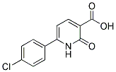 6-(4-CHLORO-PHENYL)-2-OXO-1,2-DIHYDRO-PYRIDINE-3-CARBOXYLIC ACID Struktur