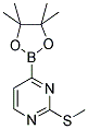 2-(METHYLTHIO)-4-(4,4,5,5-TETRAMETHYL-1,3,2-DIOXABOROLAN-2-YL)PYRIMIDINE Struktur