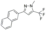 1-METHYL-3-(2-NAPHTHYL)-5-(TRIFLUOROMETHYL)-1H-PYRAZOLE Struktur