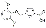 5-[(2,6-DIMETHOXYPHENOXY)METHYL]-2-FUROIC ACID Struktur