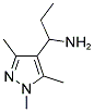 1-(1,3,5-TRIMETHYL-1H-PYRAZOL-4-YL)PROPYLAMINE Struktur