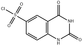 2,4-DIOXO-1,2,3,4-TETRAHYDRO-QUINAZOLINE-6-SULFONYL CHLORIDE Struktur