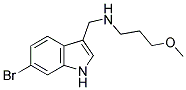 (6-BROMO-1H-INDOL-3-YLMETHYL)-(3-METHOXY-PROPYL)-AMINE Struktur