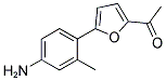 1-[5-(4-AMINO-2-METHYL-PHENYL)-FURAN-2-YL]-ETHANONE Struktur