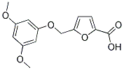 5-[(3,5-DIMETHOXYPHENOXY)METHYL]-2-FUROIC ACID Struktur